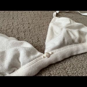 SKIMS pointelle bralette NO LONGER ON WEBSITE. size medium.